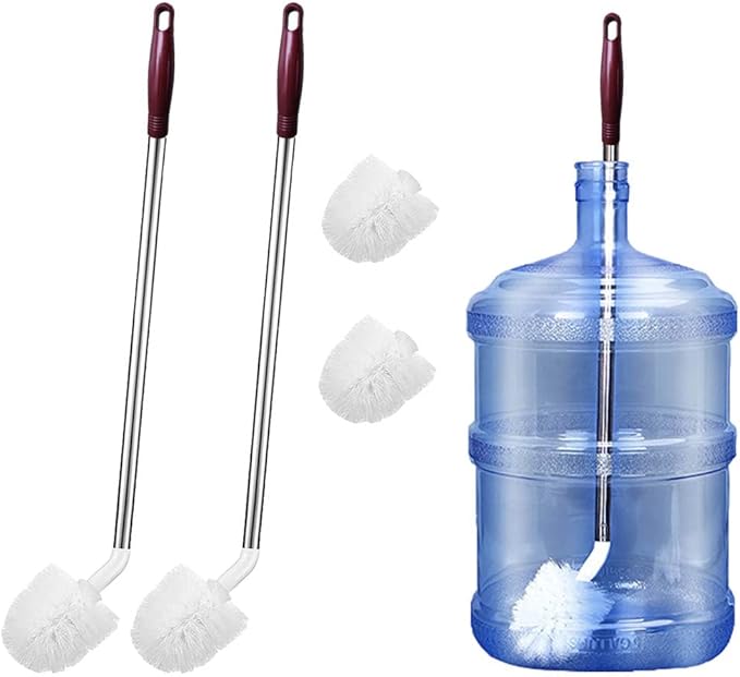 Stainless Steel Water Bottle Cleaning Brush, 360° Spherical Brush Head