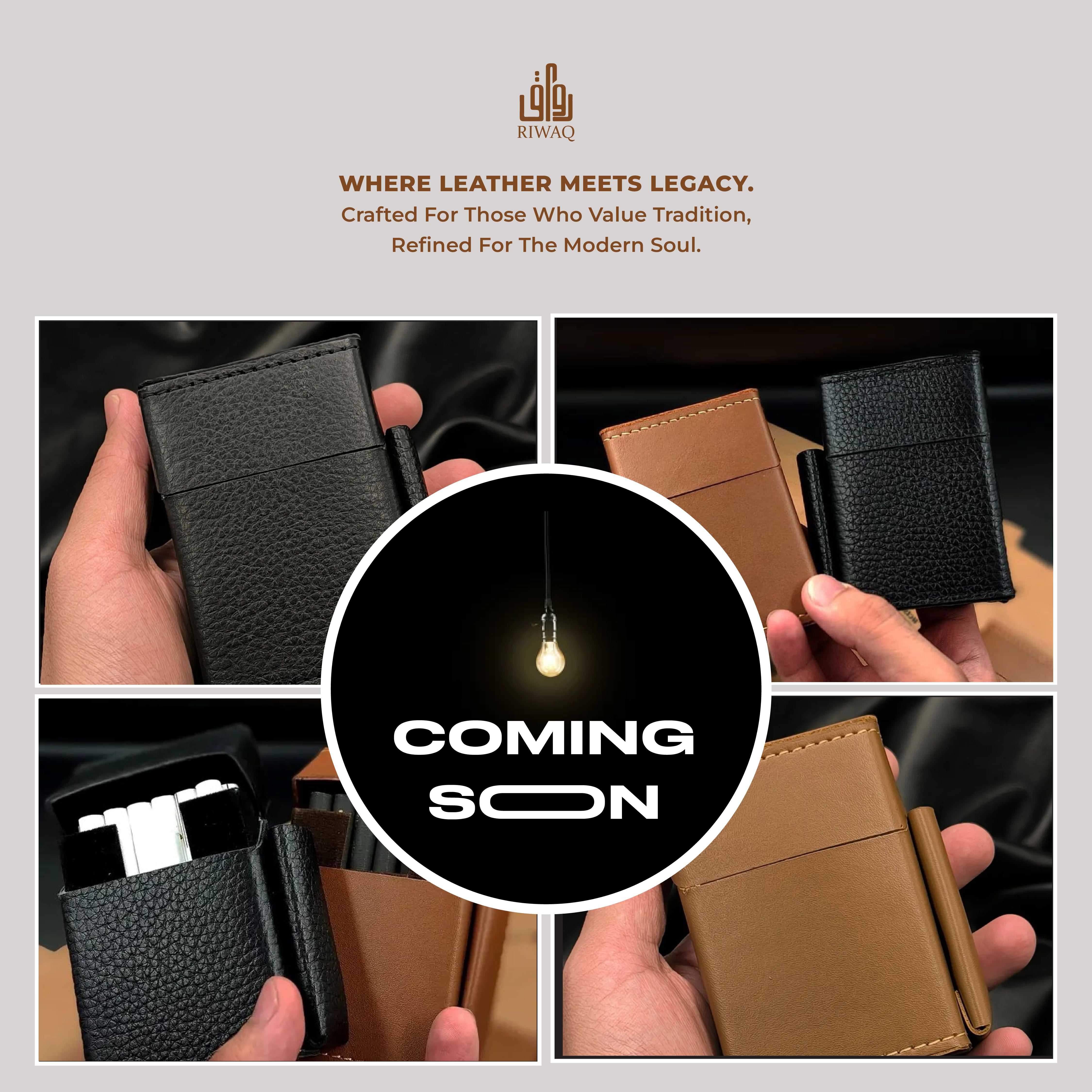 Leather Sutta Case with Holder