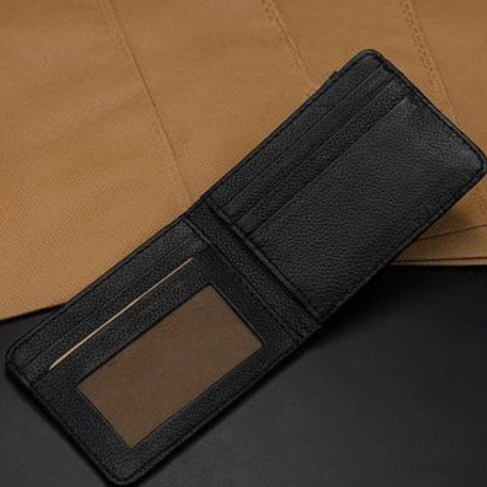 Premium Black Leather Wallet – Slim & Stylish