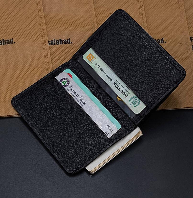Premium Genuine Leather Card Holder – Slim & Minimalist Wallet for Men & Women