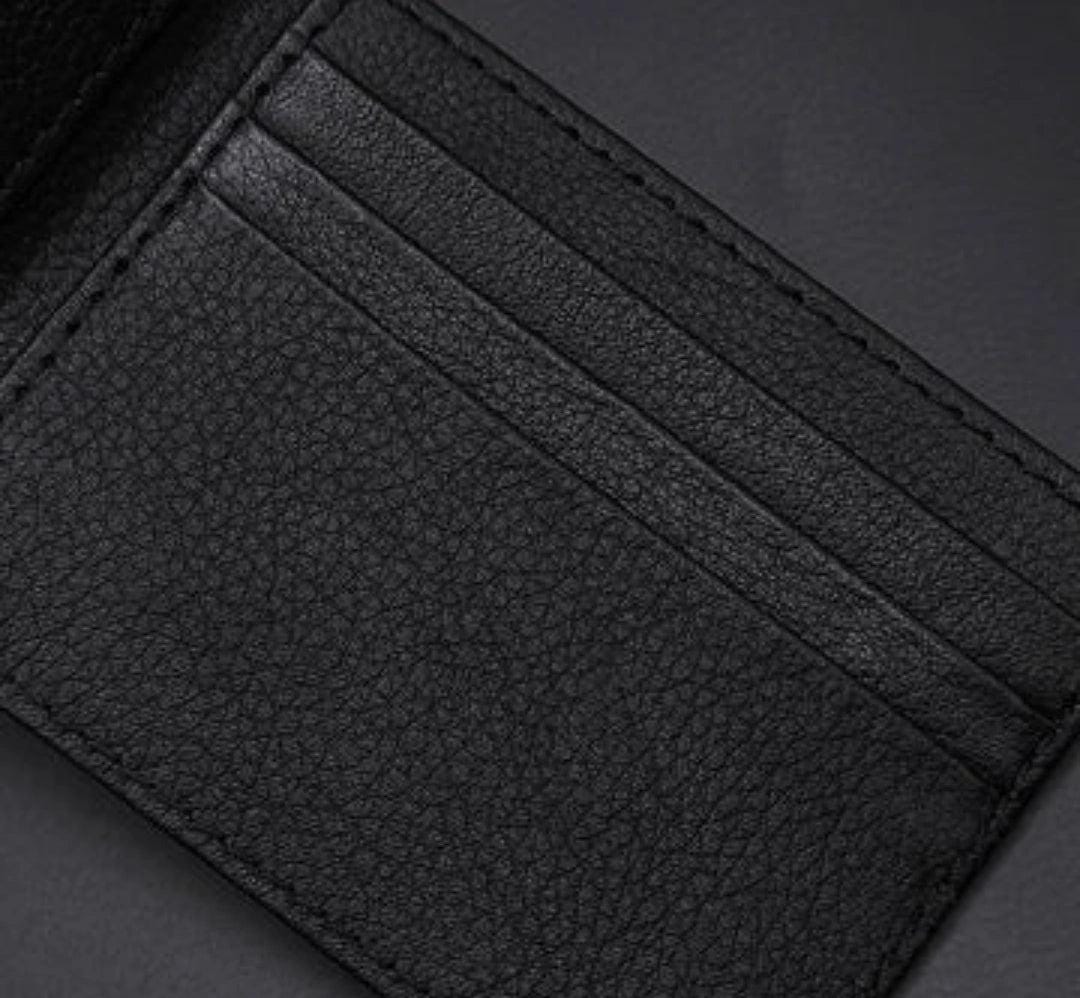 Premium Black Leather Wallet – Slim & Stylish