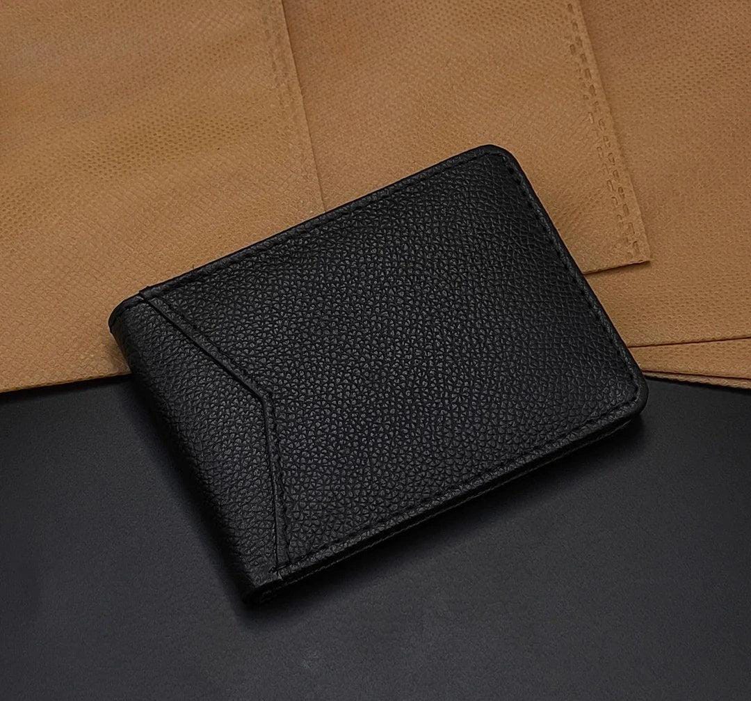 Premium Black Leather Wallet – Slim & Stylish